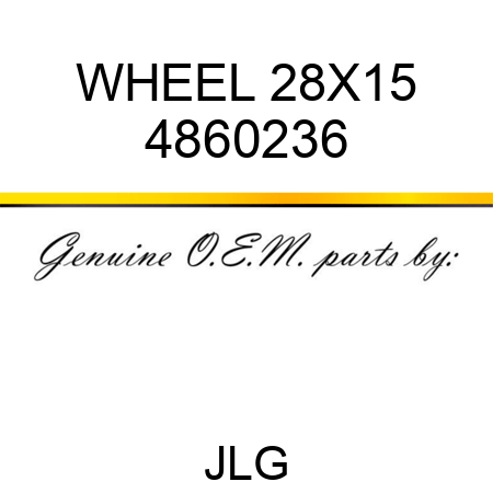 WHEEL 28X15 4860236