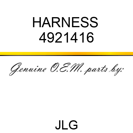 HARNESS  4921416
