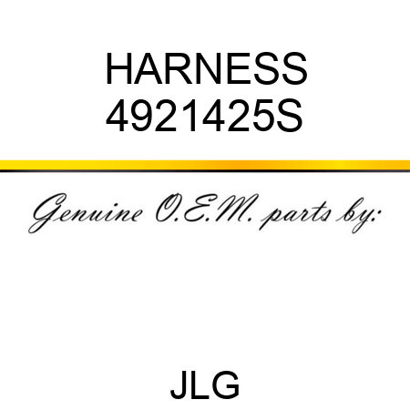 HARNESS 4921425S