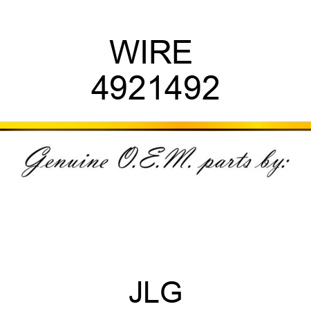 WIRE  4921492