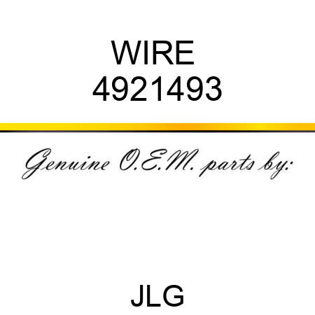 WIRE  4921493