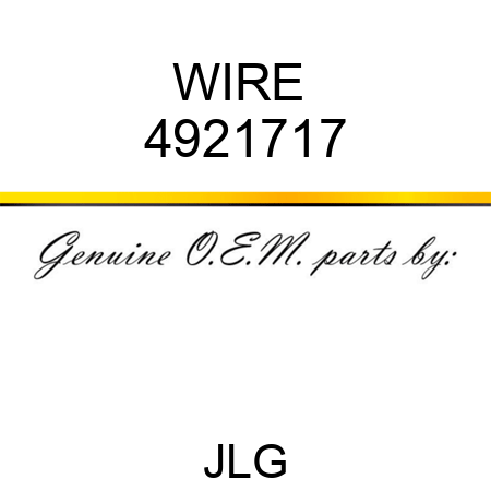 WIRE  4921717