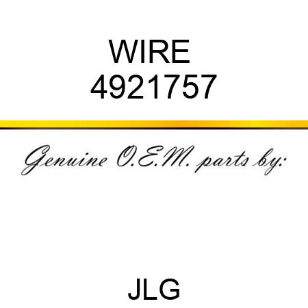 WIRE  4921757