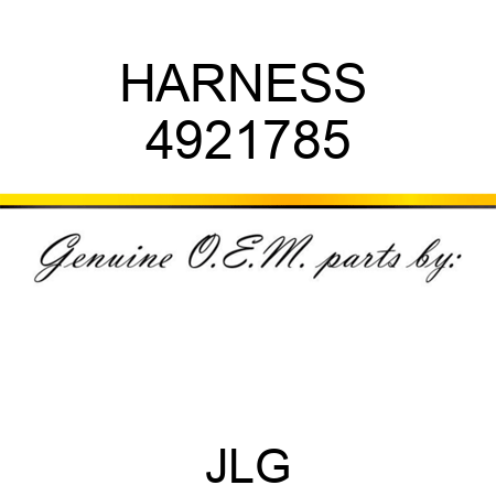 HARNESS  4921785