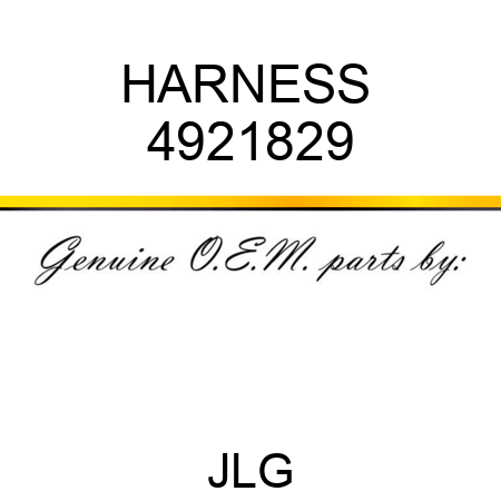 HARNESS  4921829
