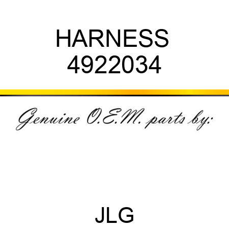 HARNESS  4922034