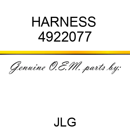 HARNESS  4922077
