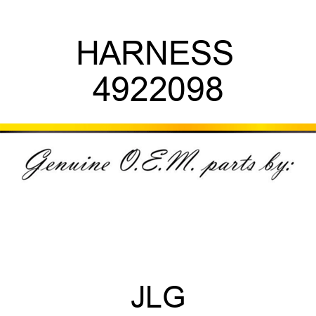 HARNESS  4922098