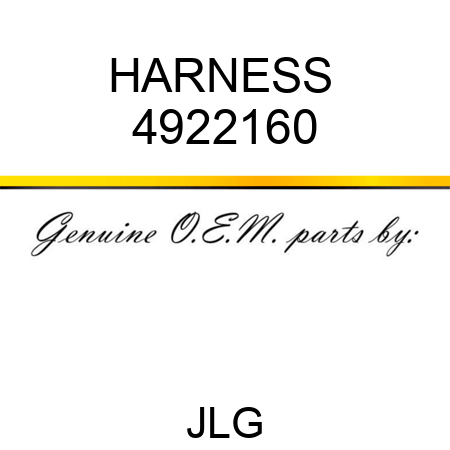 HARNESS  4922160