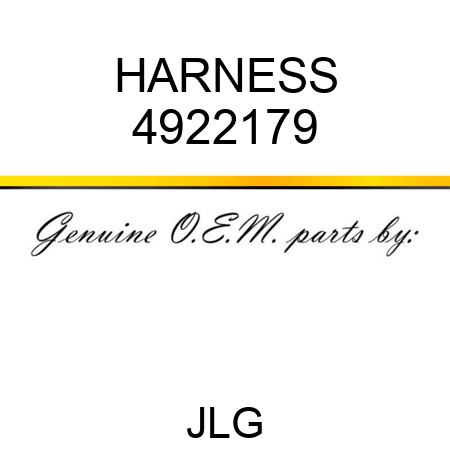 HARNESS 4922179