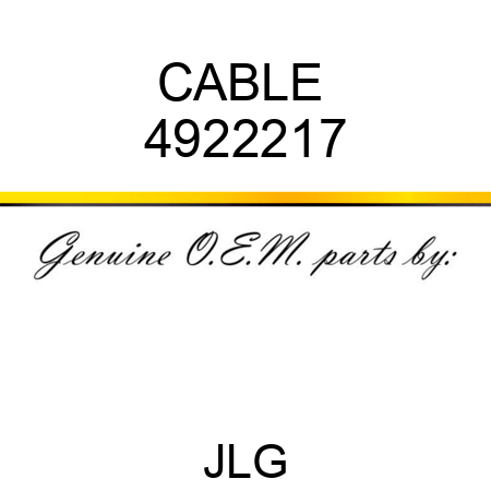 CABLE  4922217