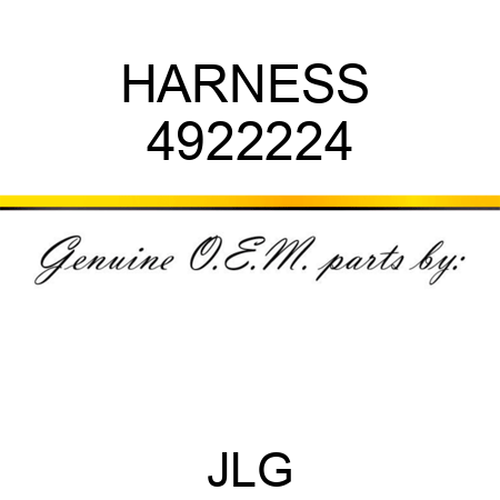 HARNESS  4922224