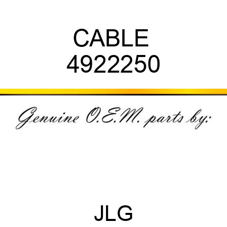 CABLE  4922250