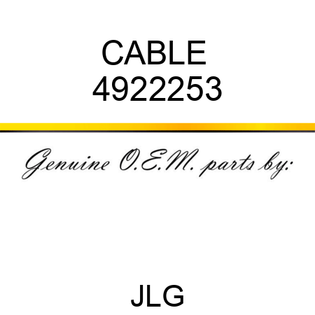 CABLE  4922253
