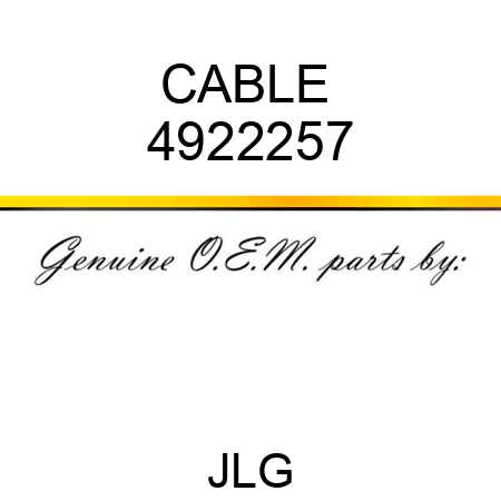 CABLE  4922257