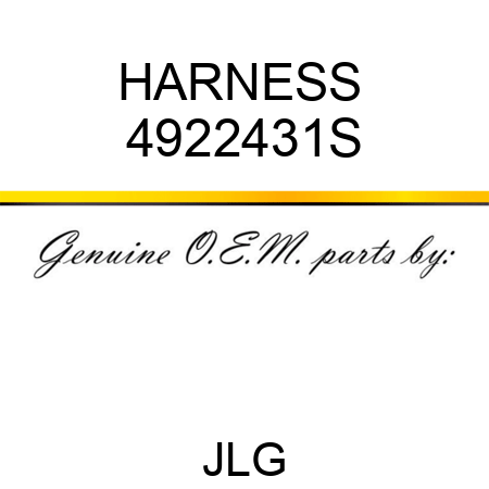 HARNESS  4922431S