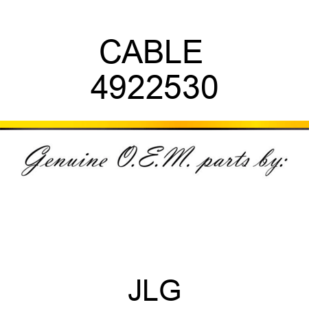 CABLE  4922530