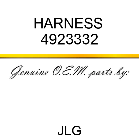 HARNESS  4923332