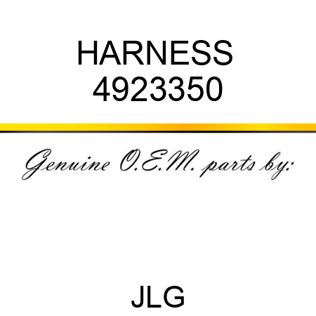 HARNESS  4923350