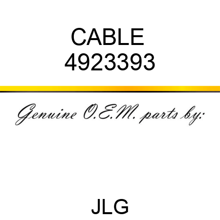 CABLE  4923393