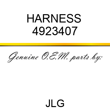 HARNESS  4923407