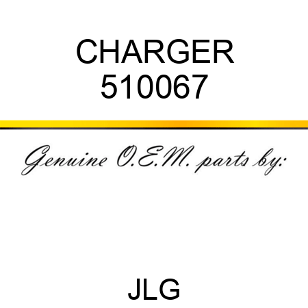 CHARGER 510067