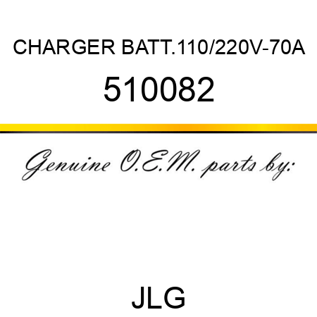 CHARGER BATT.110/220V-70A 510082