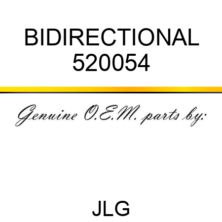 BIDIRECTIONAL 520054