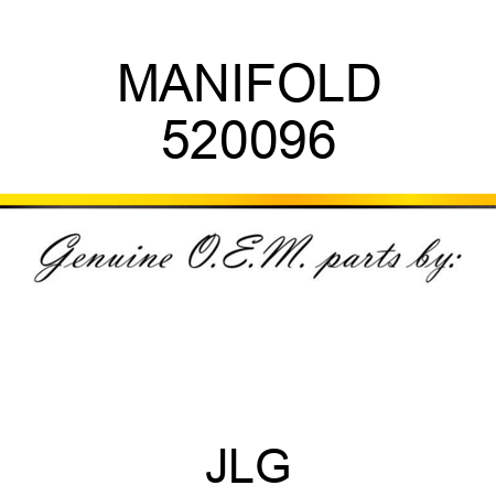 MANIFOLD 520096