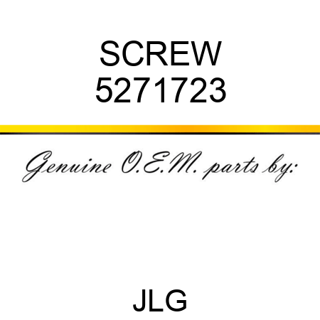 SCREW 5271723