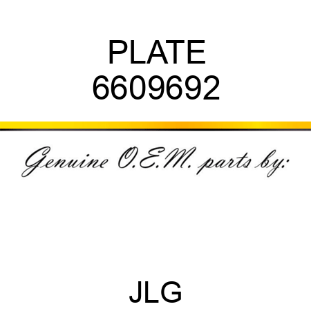 PLATE 6609692