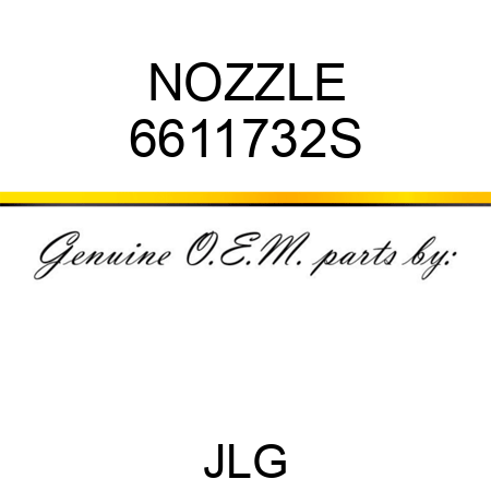 NOZZLE 6611732S