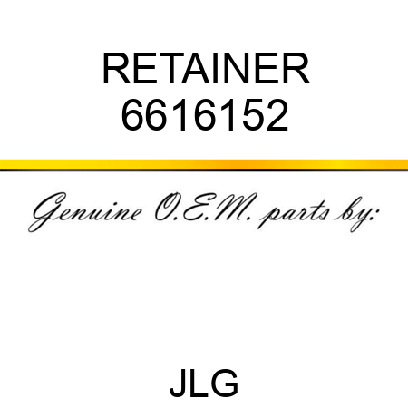 RETAINER 6616152