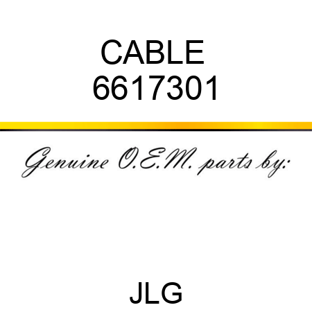 CABLE  6617301