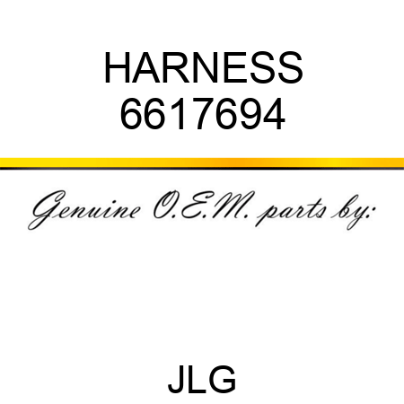 HARNESS 6617694