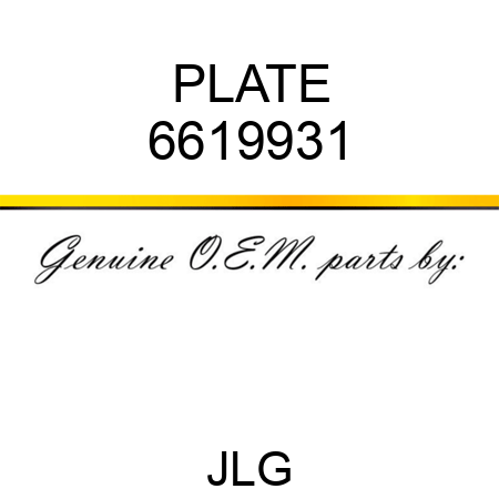PLATE 6619931