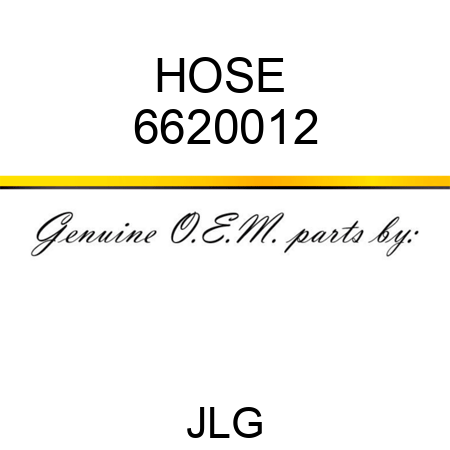 HOSE  6620012