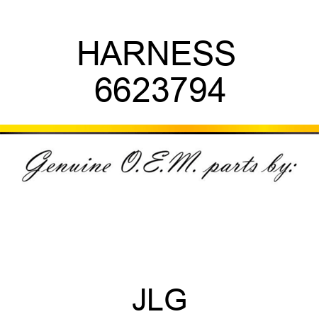 HARNESS  6623794