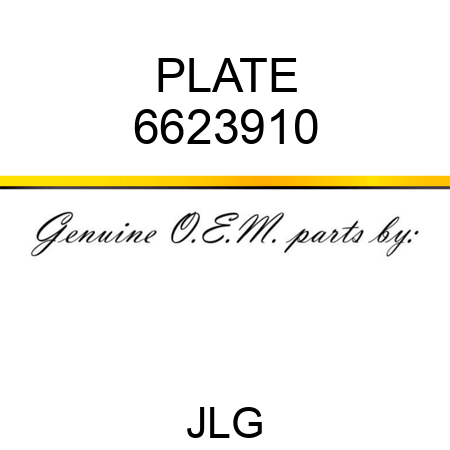 PLATE 6623910