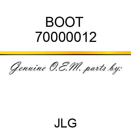 BOOT  70000012