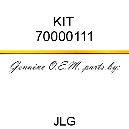 KIT  70000111