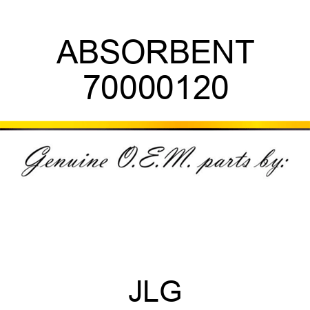 ABSORBENT 70000120