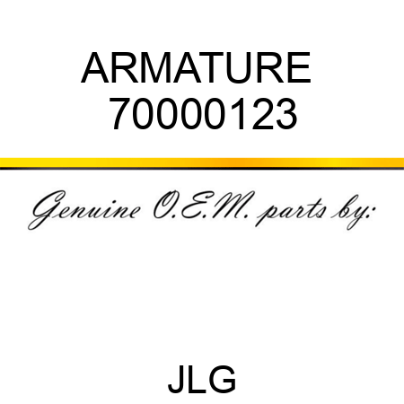 ARMATURE  70000123