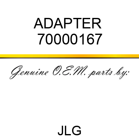 ADAPTER  70000167