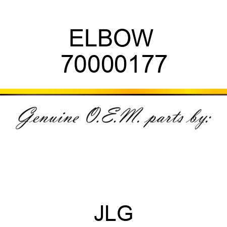 ELBOW  70000177