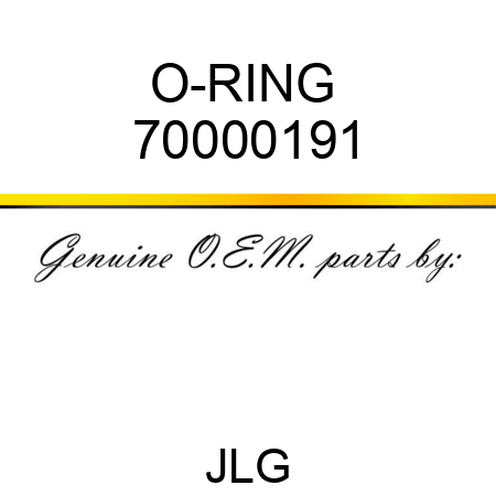 O-RING  70000191