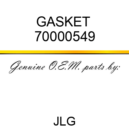 GASKET  70000549