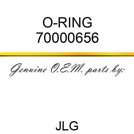 O-RING 70000656