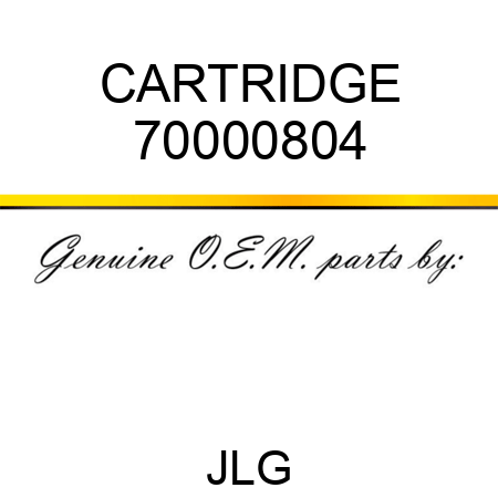 CARTRIDGE 70000804