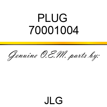 PLUG  70001004